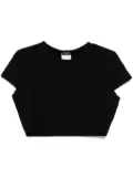 CHANEL Pre-Owned 1997 cc mark short sleeves T-shirt - Black