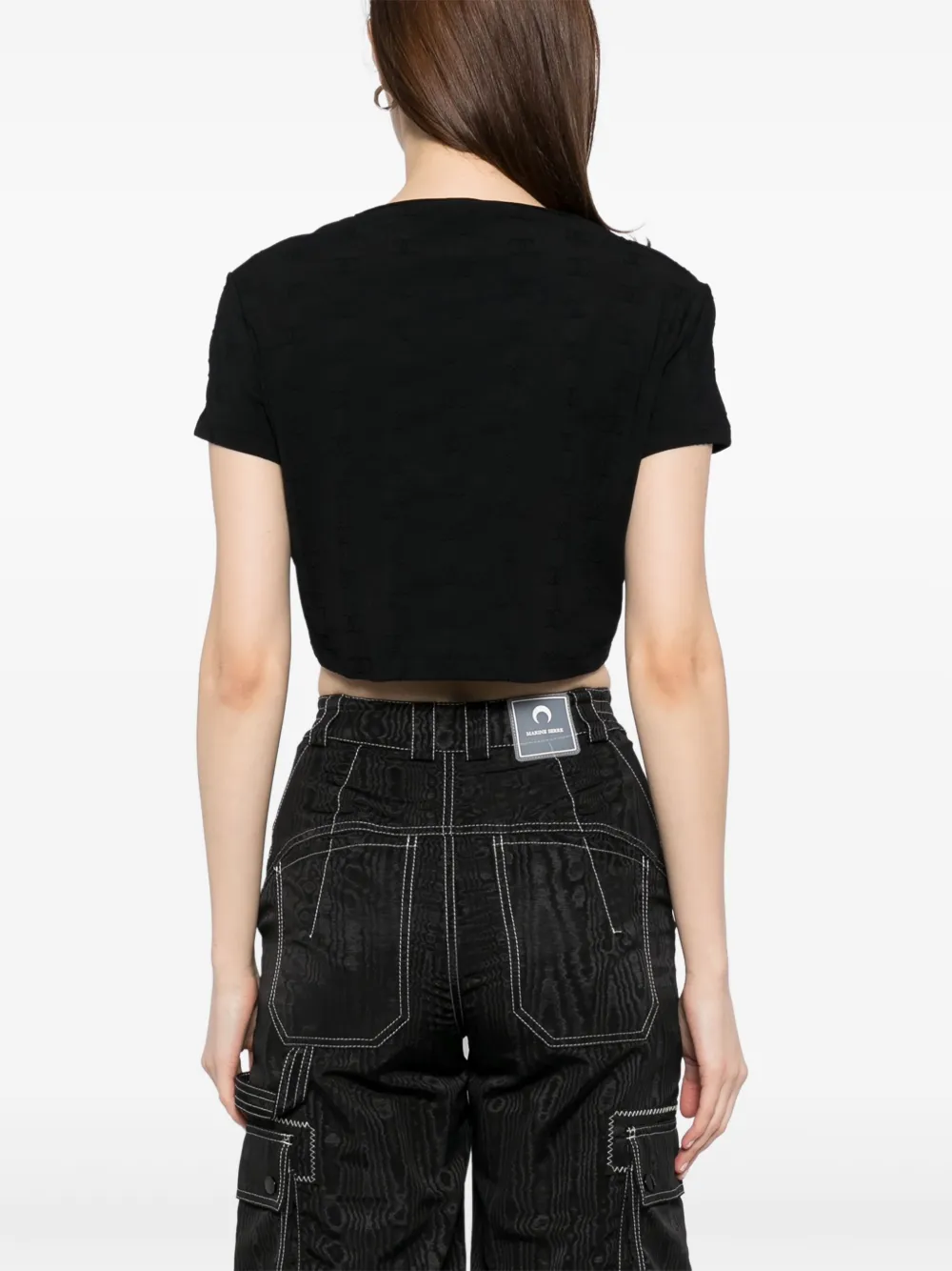 Pre-owned Chanel 1997 Cc Mark Short Sleeves T-shirt In Black
