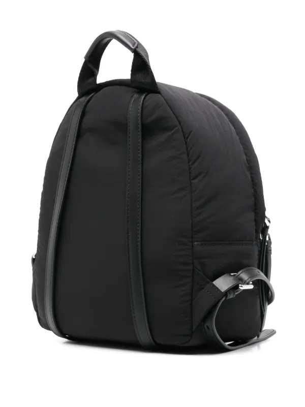 Karl Lagerfeld logo-print Backpack | Black | FARFETCH ID