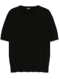 Zegna knitted T-shirt - Black