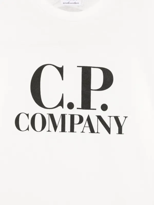 C.P. Company Kids ゴーグルプリント Tシャツ | ホワイト | FARFETCH JP