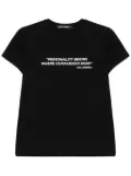 Karl Lagerfeld Karl Quote T-shirt - Black