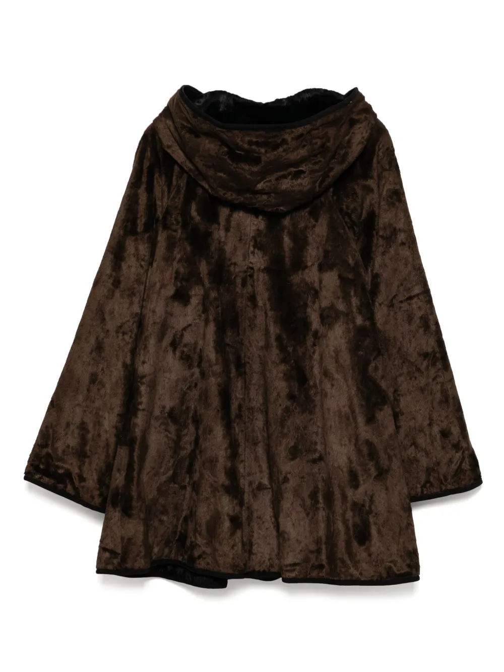 Fendi Pre-Owned 1990 jas met capuchon - Bruin