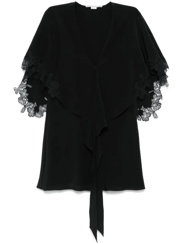 Stella McCartney Lace-detailing Blouse in Black