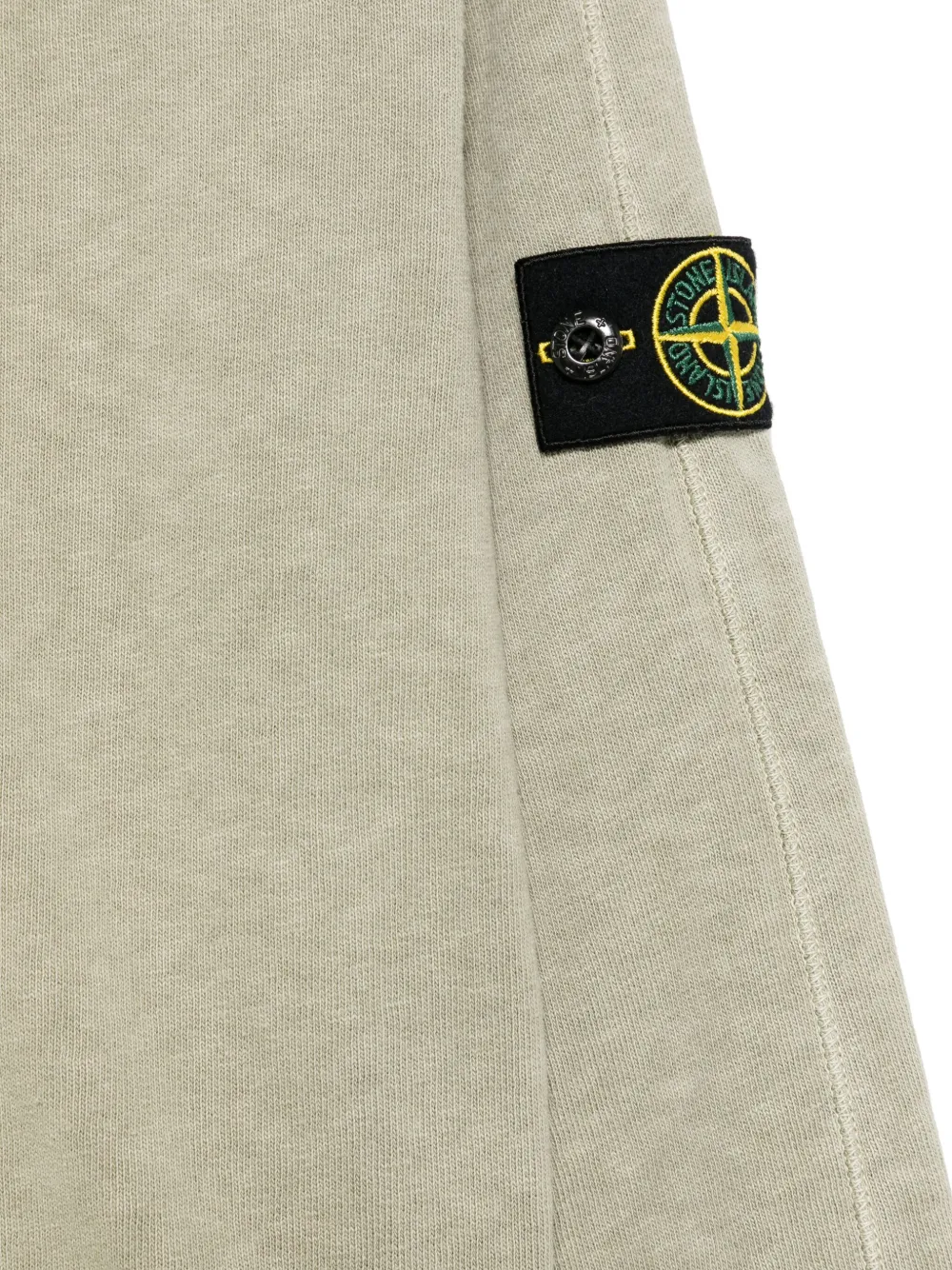 Stone Island Junior Sweater met Compass-logopatch Groen