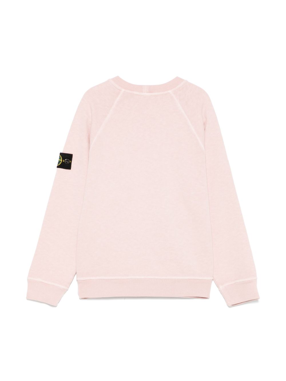 Stone Island Junior Sweater met Compass-logopatch - Roze