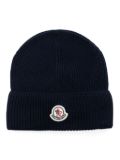 Moncler tricot beanie - Blue