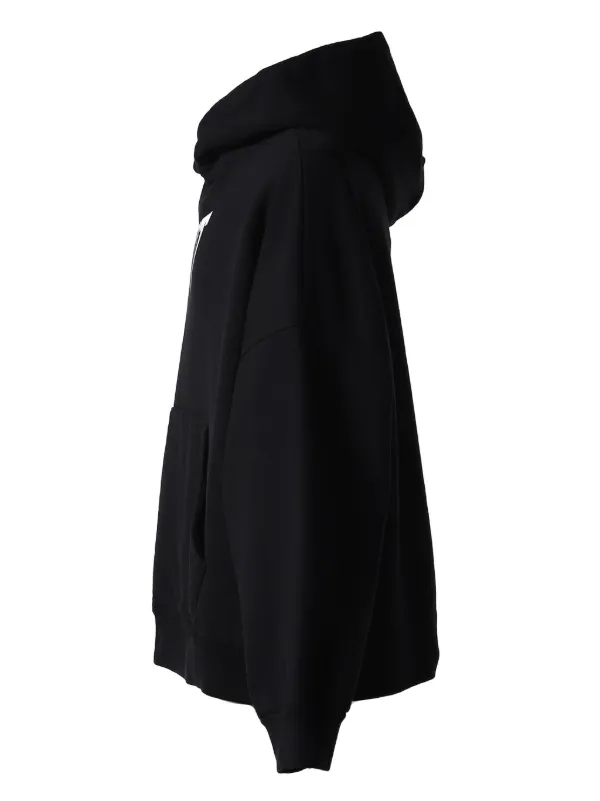 SAINT MXXXXXX logo-print Hoodie | Black | FARFETCH