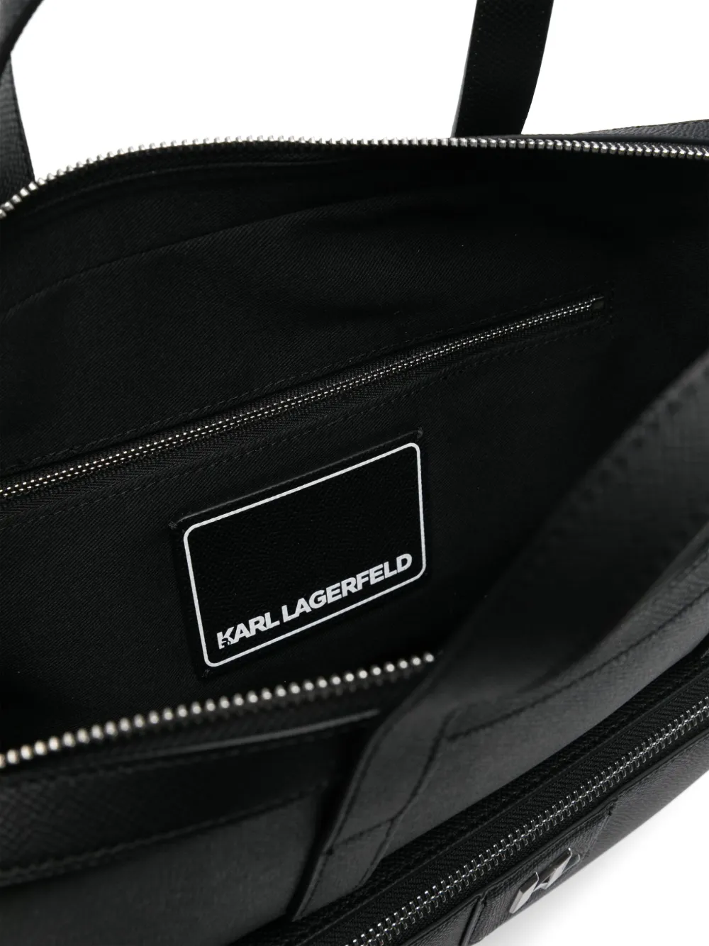Karl Lagerfeld K Monogram aktetas Zwart