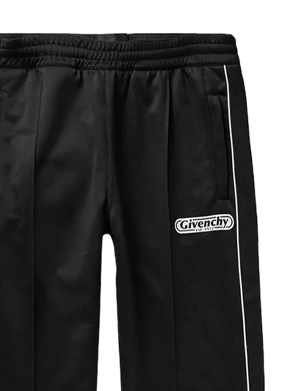 Givenchy Joggingbroek met logopatch en zijstreep - Zwart