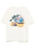 RHUDE graphic-print T-shirt - White
