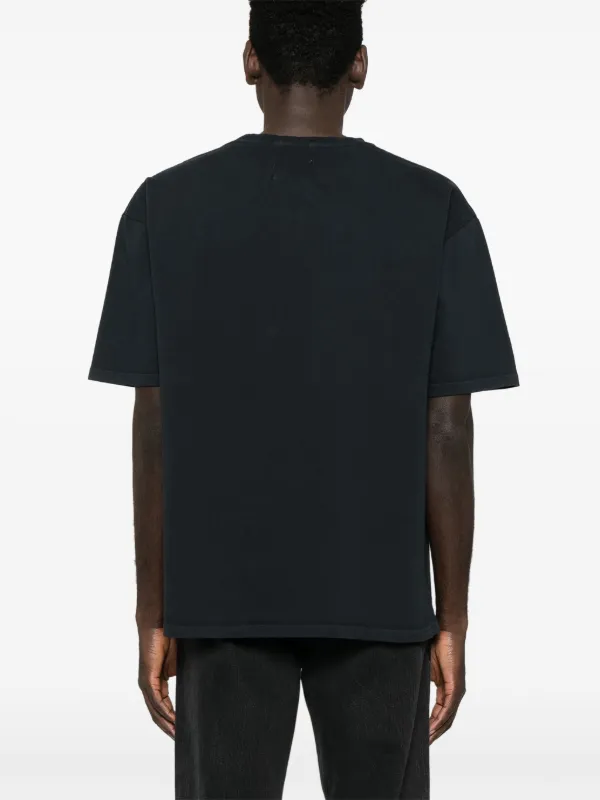 RHUDE beach-print T-shirt | Black | FARFETCH
