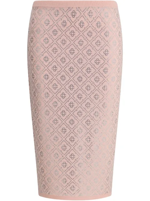 Casablanca logo-print midi skirt 