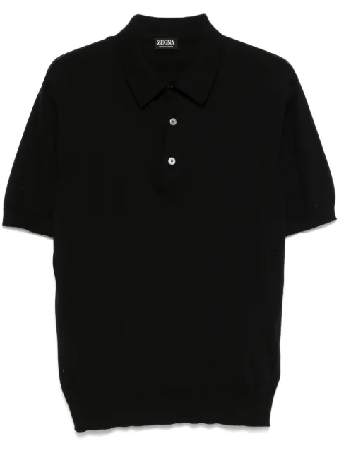 Zegna knitted polo shirt