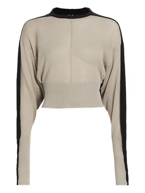 Rick Owens Suéter cropped com recortes