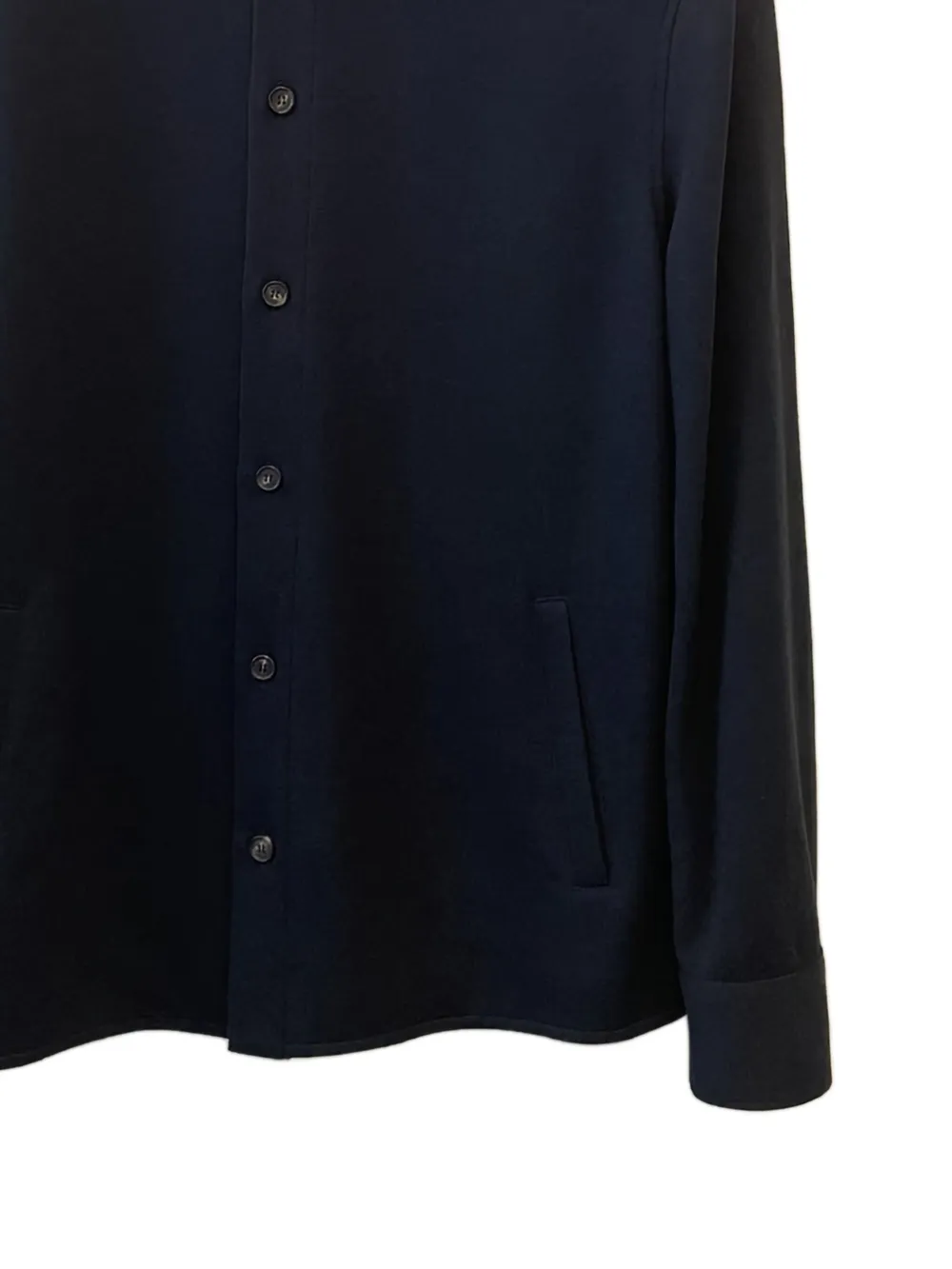 Loro Piana Whitney button-down overhemd met opgestikte zak Blauw