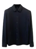 Loro Piana Whitney button-down patch-pocket shirt - Blue
