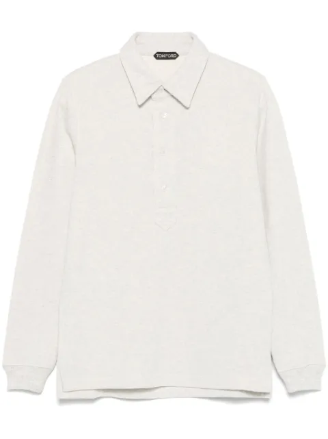 TOM FORD playera tipo polo tejida