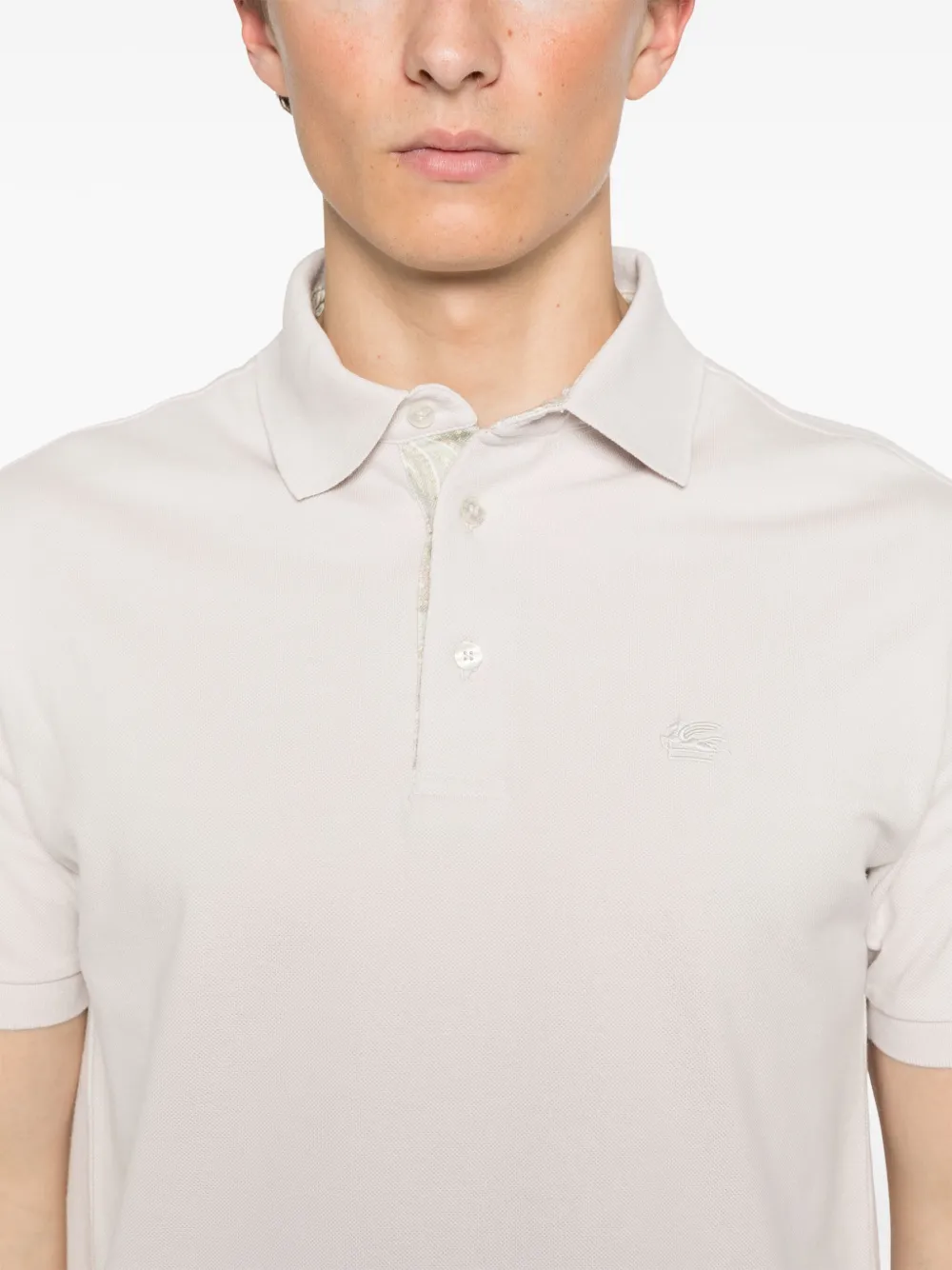 ETRO Katoenen poloshirt Grijs