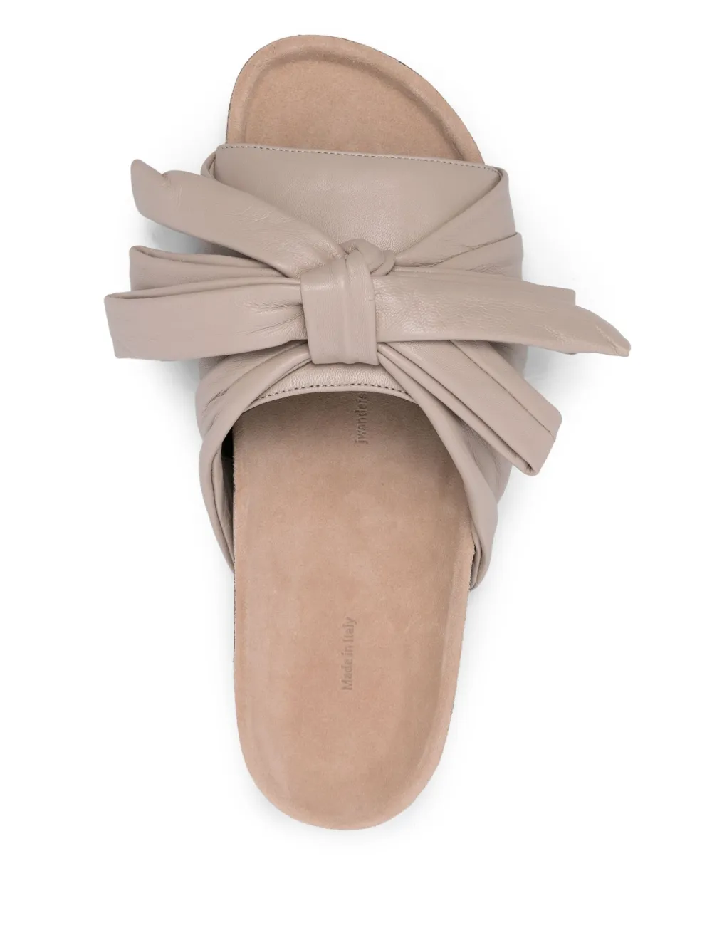 JW Anderson Slippers met strik Beige