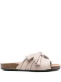 JW Anderson bow flat slides - Neutrals
