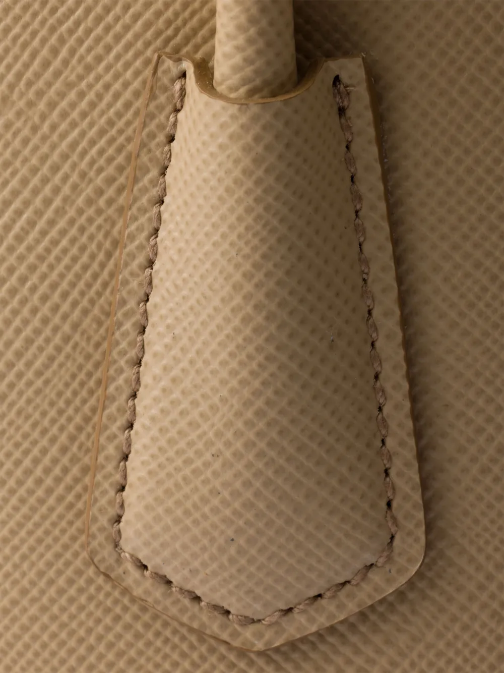 Prada Double Saffiano kleine shopper Beige