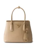 Prada small Prada Double Saffiano tote bag - Neutrals