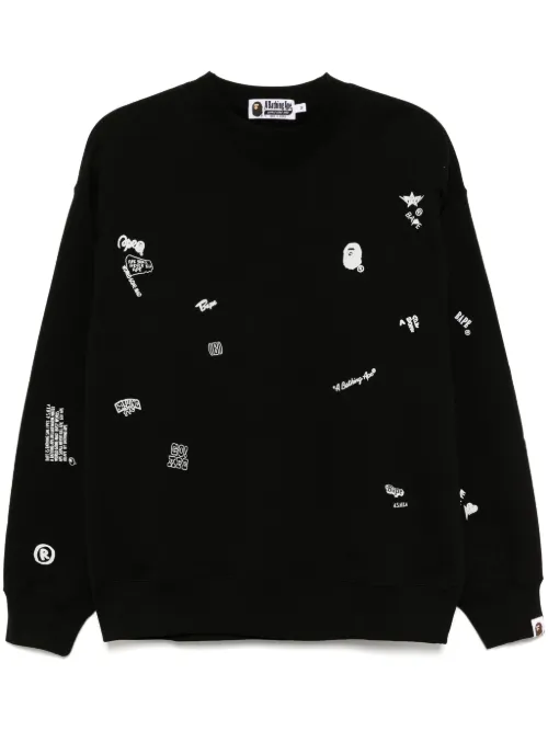 Sweat à logo entièrement imprimé - A BATHING APE® - Modalova