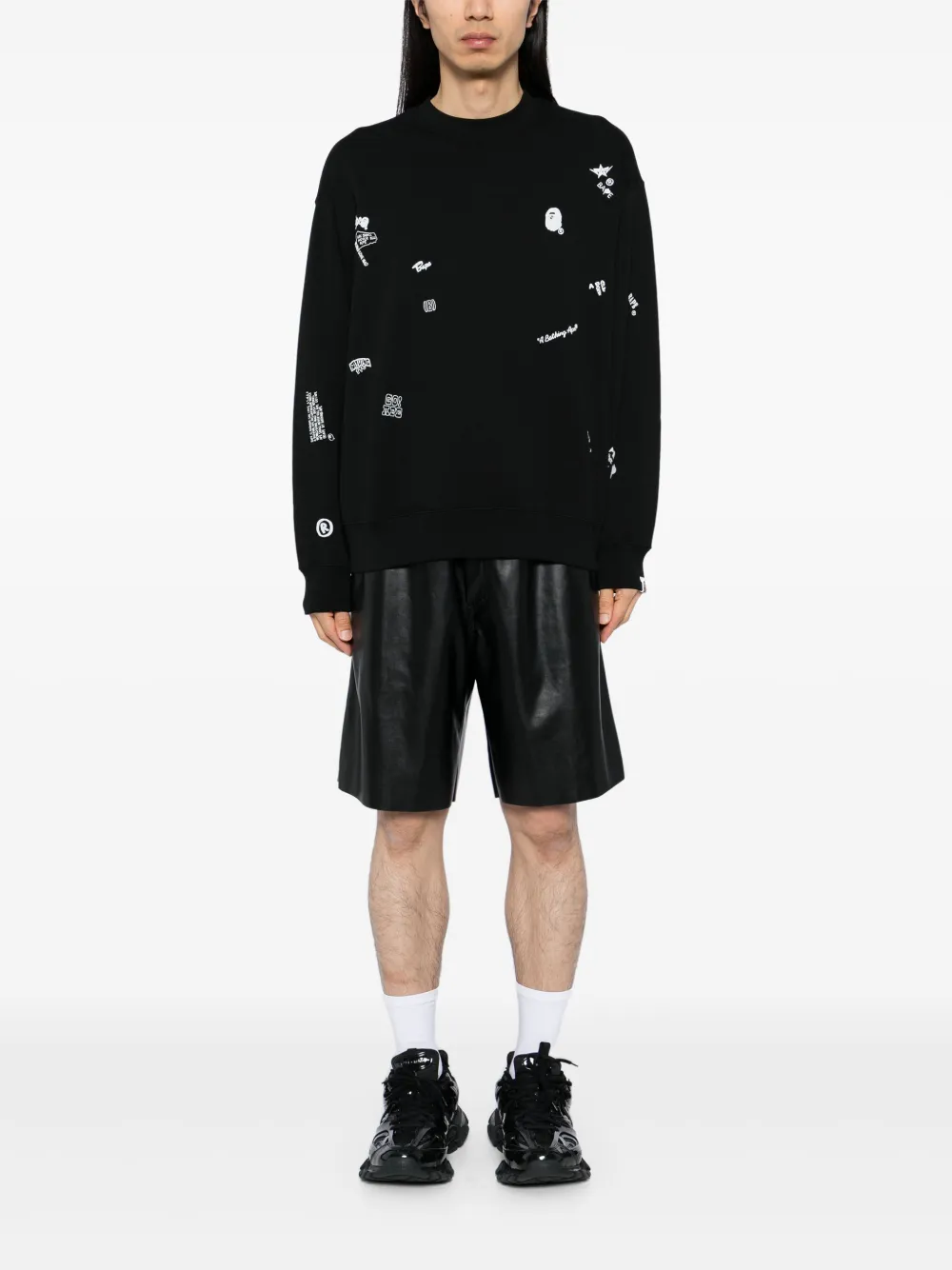 A BATHING APE® suéter con logo estampado | Sudaderas | Image 2