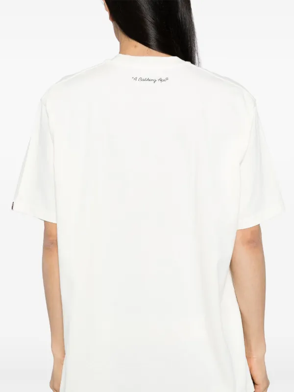 A BATHING APE® ロゴ Tシャツ | ニュートラル | FARFETCH JP