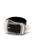 Toga silver-tone hardware bangle - Black