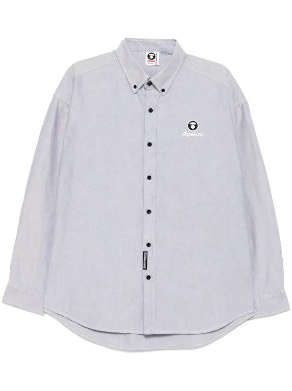 AAPE BY *A BATHING APE® ロングスリーブ シャツ | グレー | FARFETCH JP