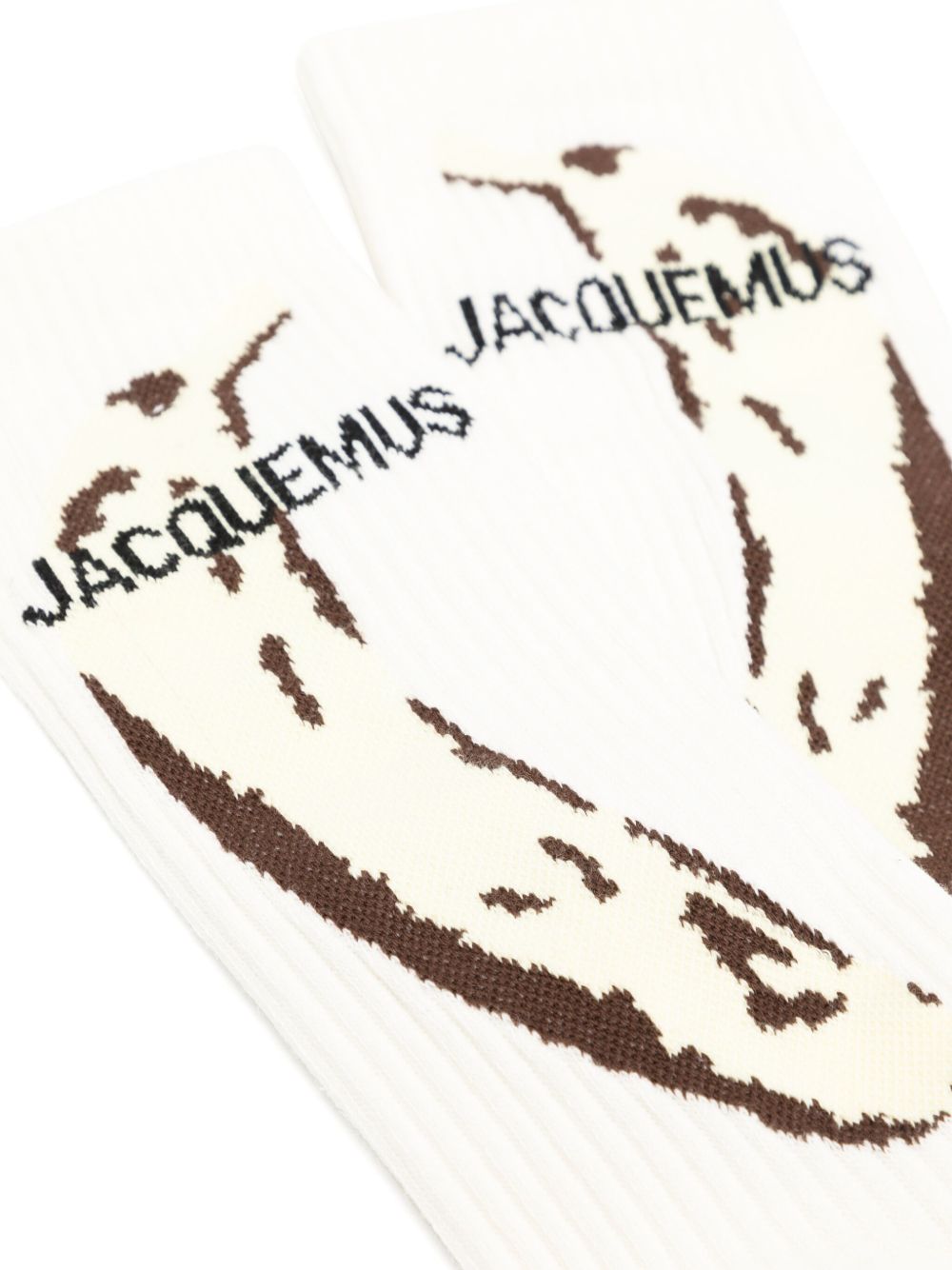 Jacquemus Sokken met jacquard - Wit