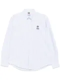 AAPE BY *A BATHING APE® logo-patch shirt - Blue