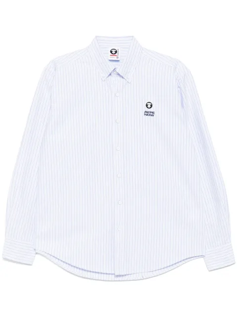 AAPE BY *A BATHING APE® logo-patch shirt