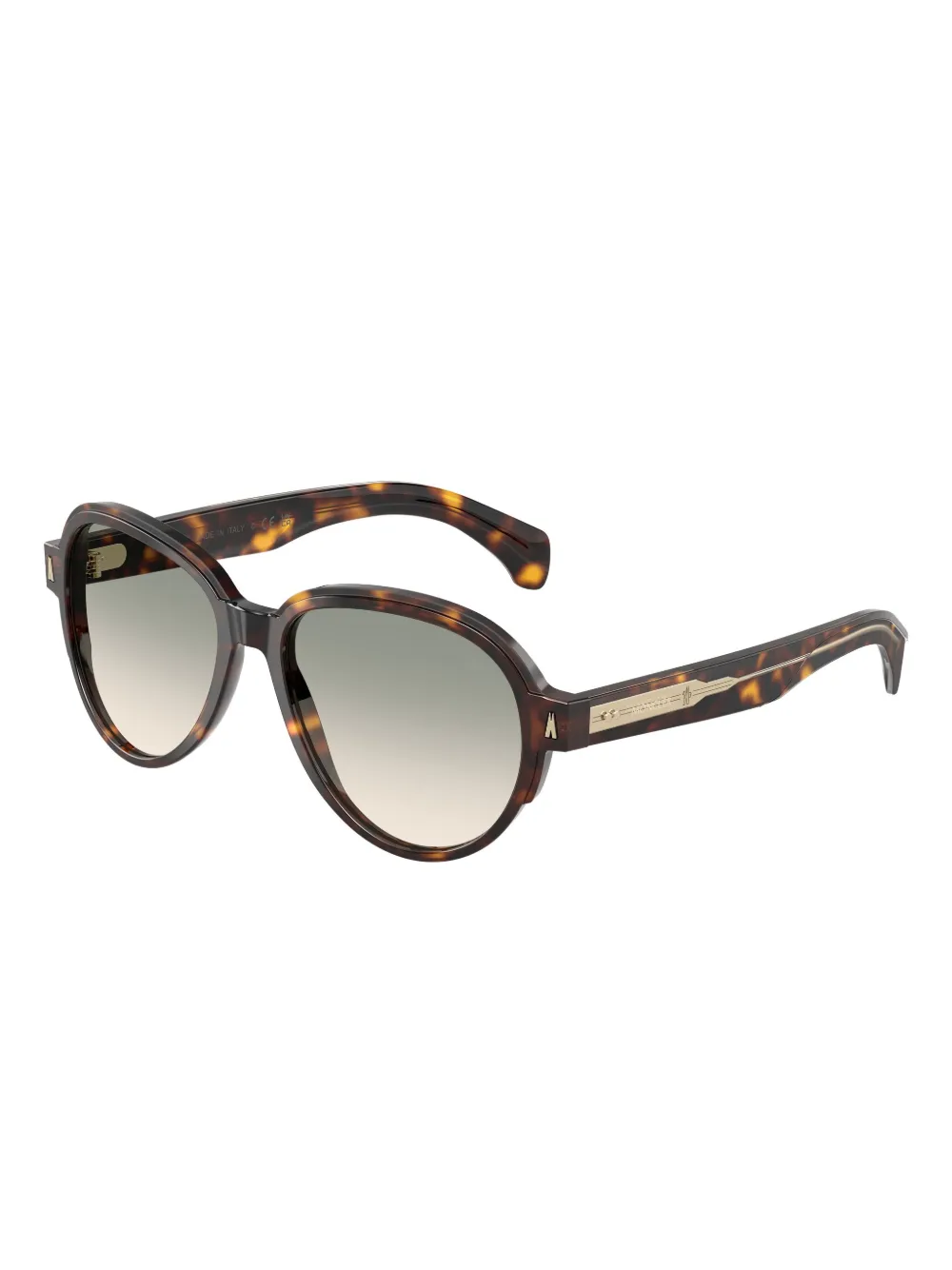Moncler Eyewear tortoiseshell pilot-frame sunglasses Bruin