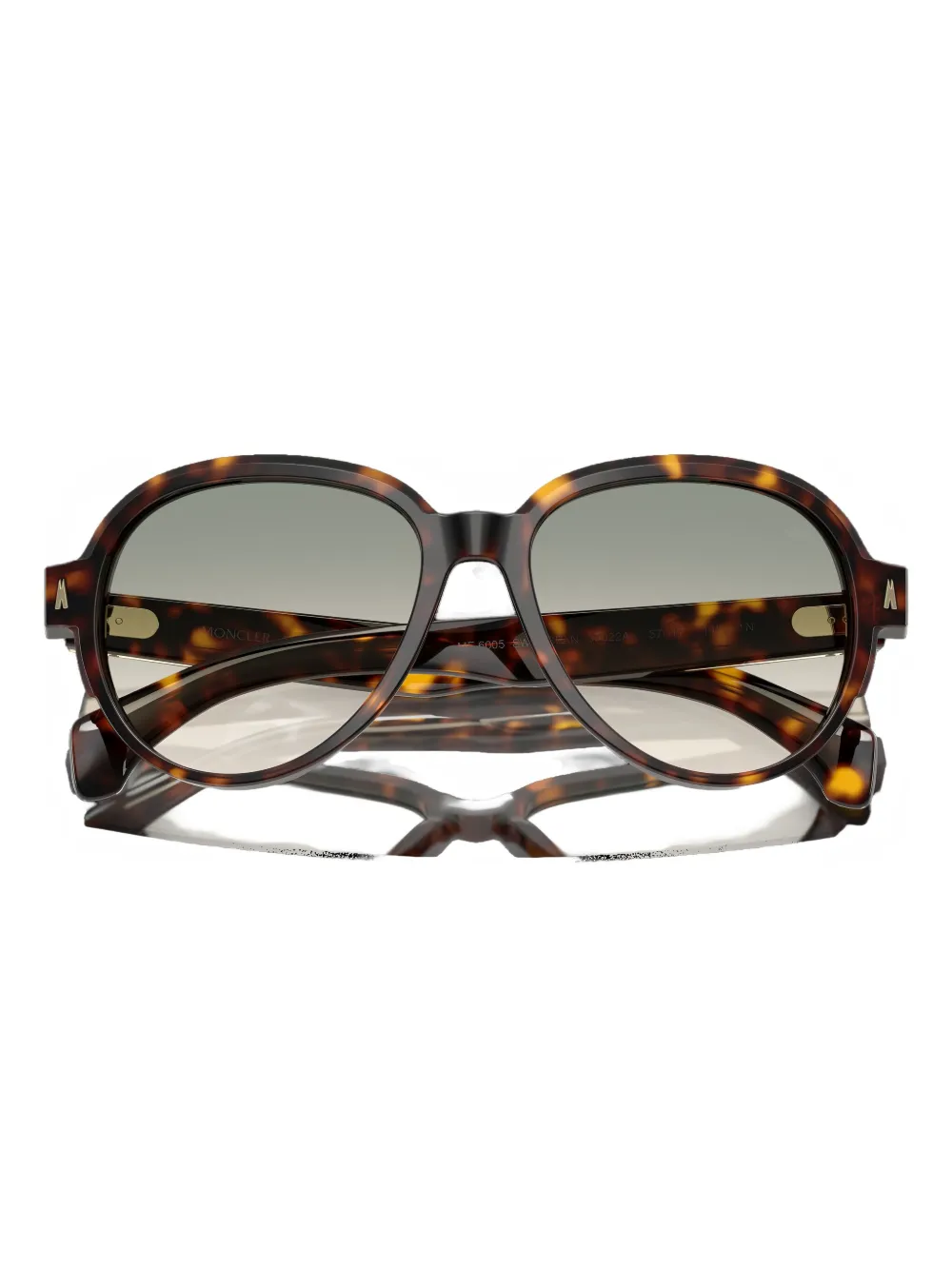 Moncler Eyewear Zonnebril met piloten montuur Bruin