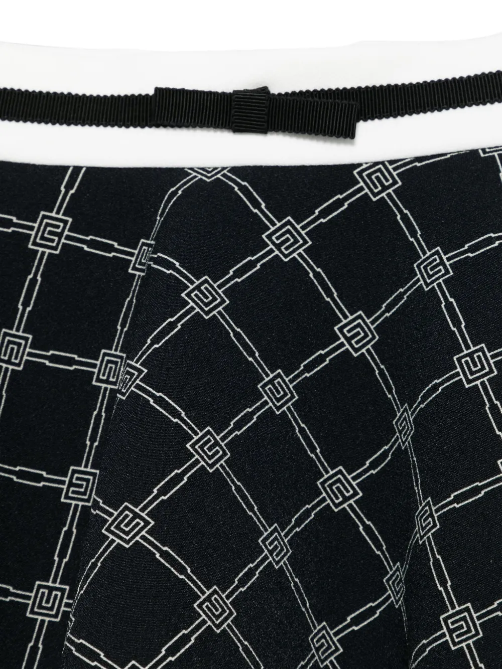Elisabetta Franchi La Mia Bambina Rok met logoprint Zwart