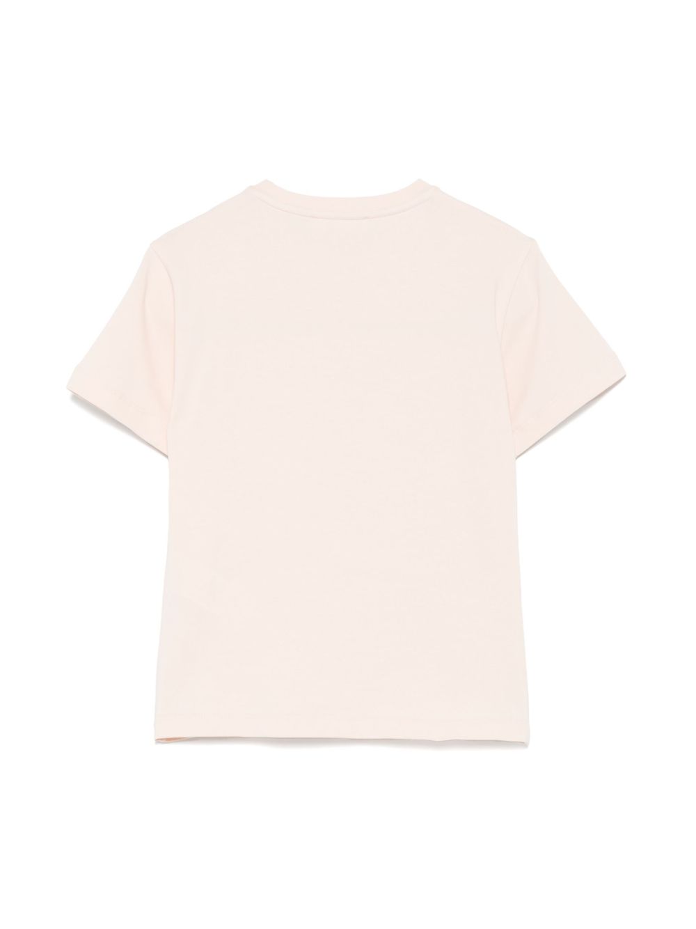 Elisabetta Franchi La Mia Bambina T-shirt met geborduurd logo - Roze