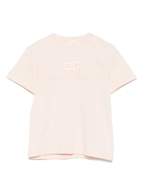 Elisabetta Franchi La Mia Bambina logo-embroidered T-shirt