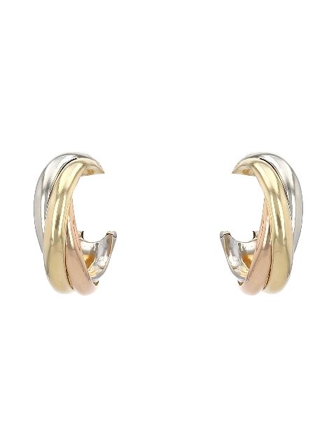 Cartier yellow gold hoop clip-on earrings