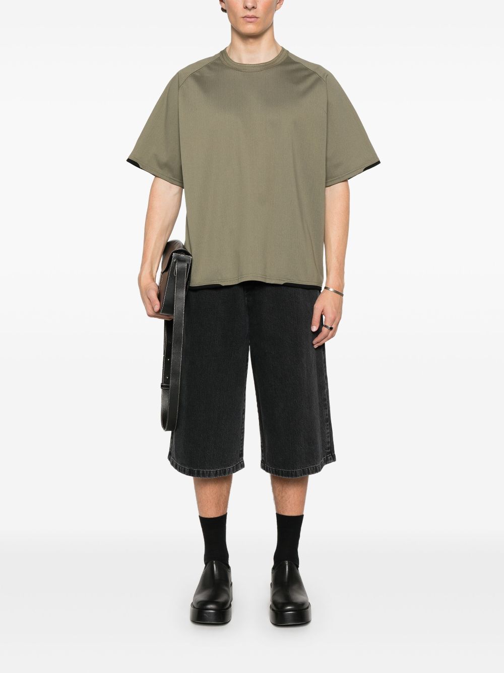 sacai Katoenen T-shirt - Groen