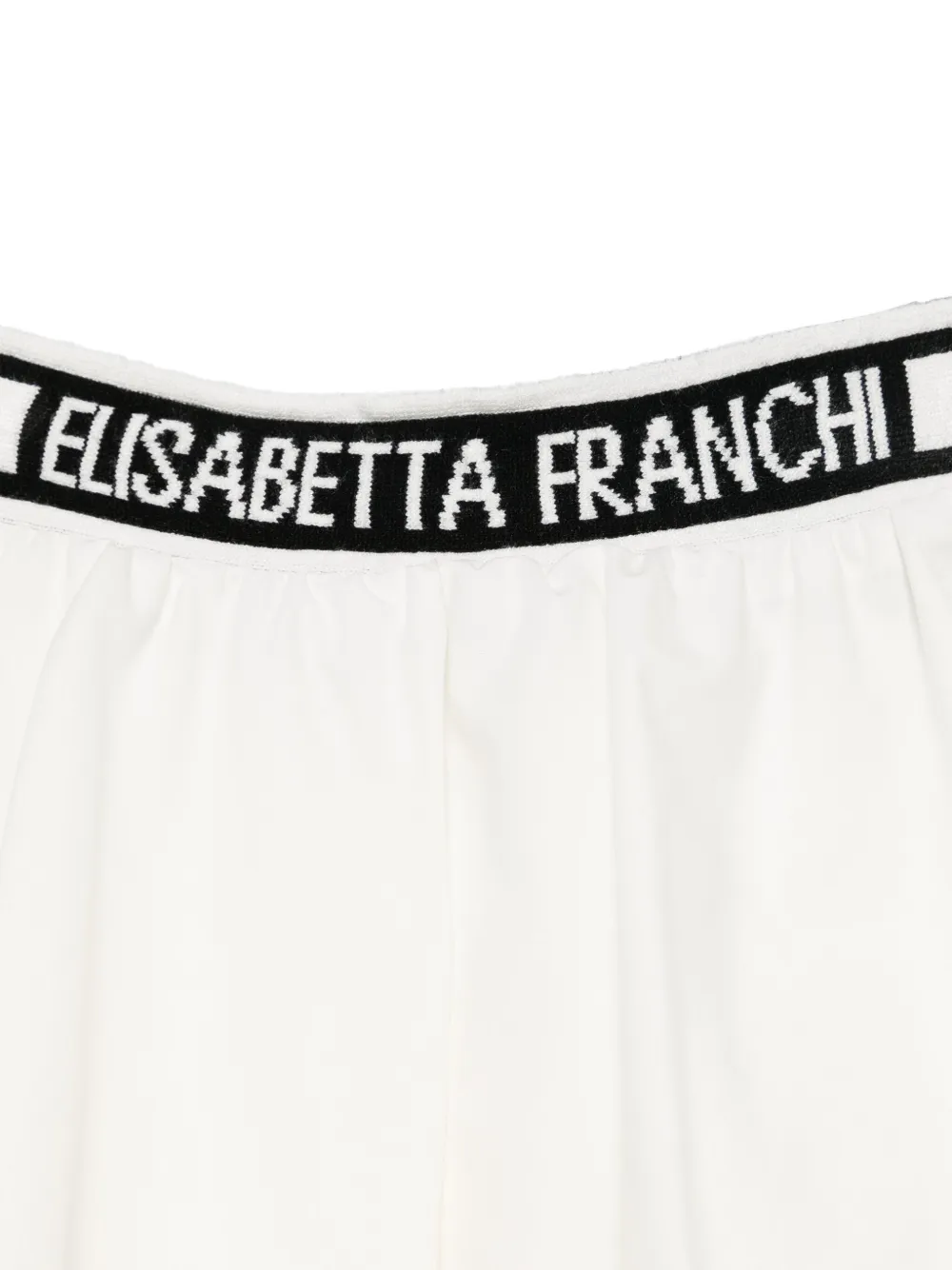 Elisabetta Franchi La Mia Bambina flared rok Wit