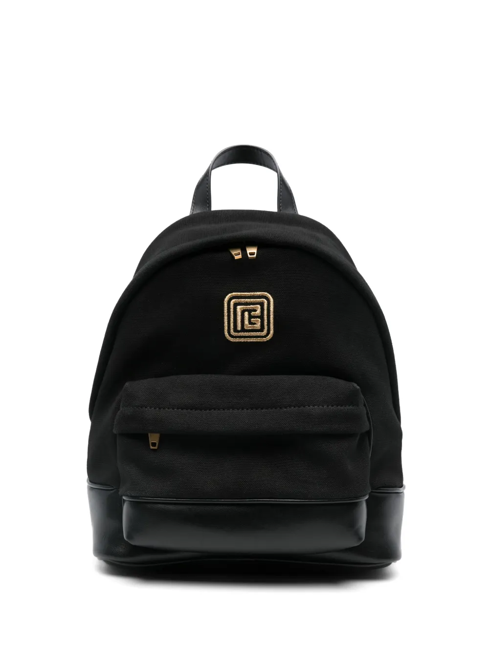 Balmain Kids Zaino con ricamo - Nero