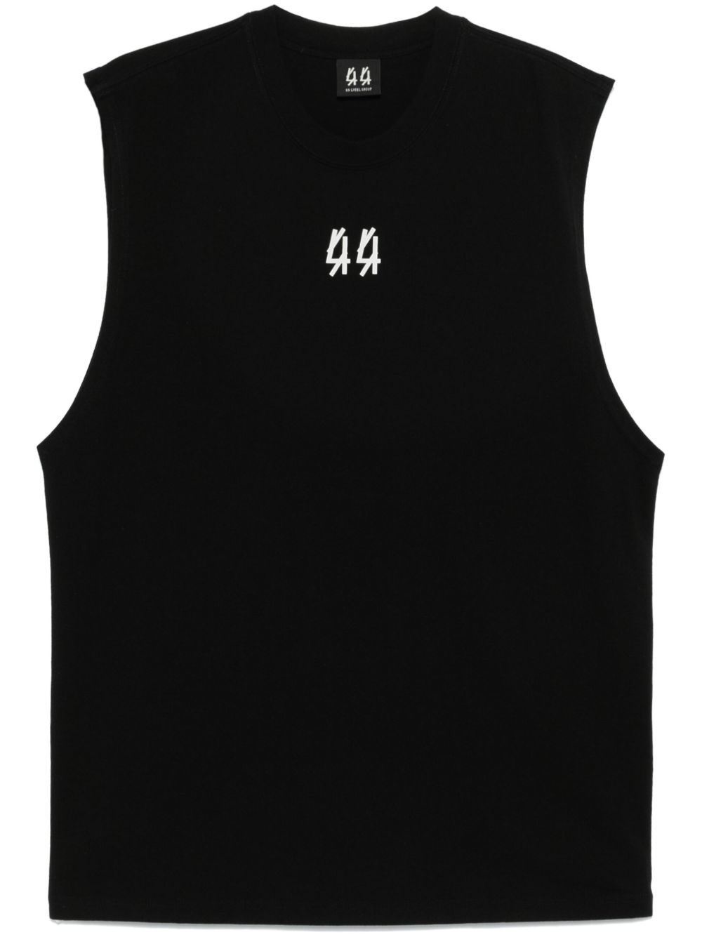 logo-print tank top