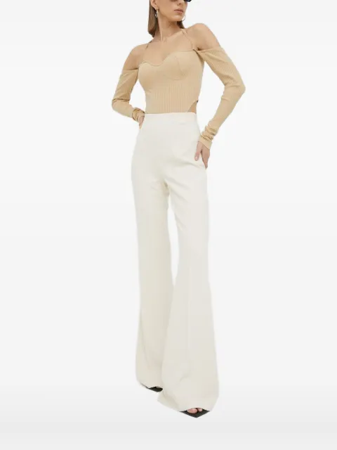 HERSKIND ribbed halterneck top