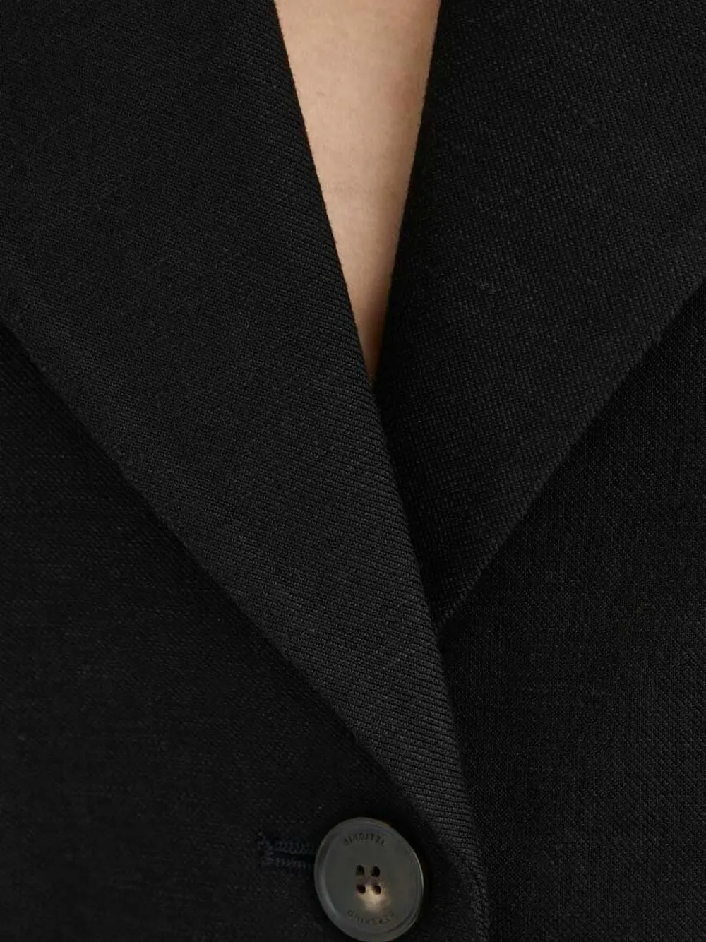 HERSKIND Blazer met enkele rij knopen Zwart