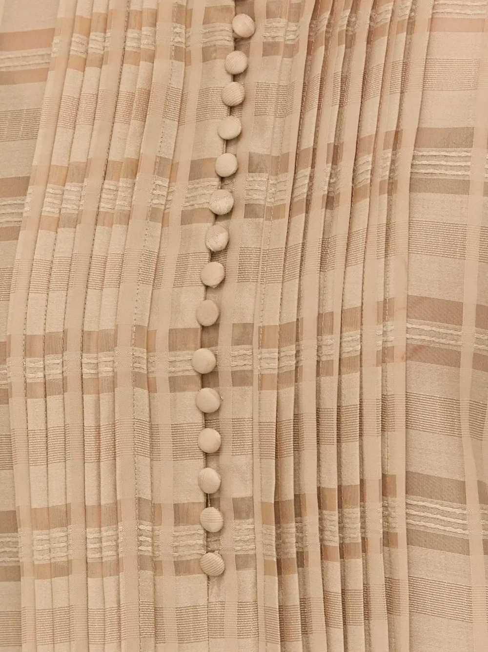 HERSKIND Mini-jurk met geplooide detail Beige
