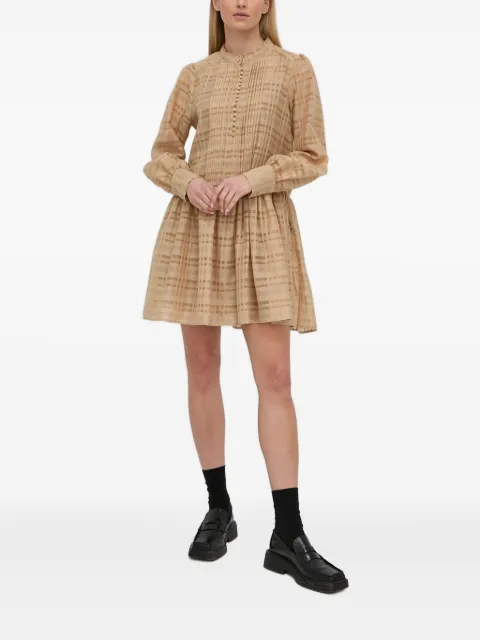 HERSKIND pleated-details mini dress