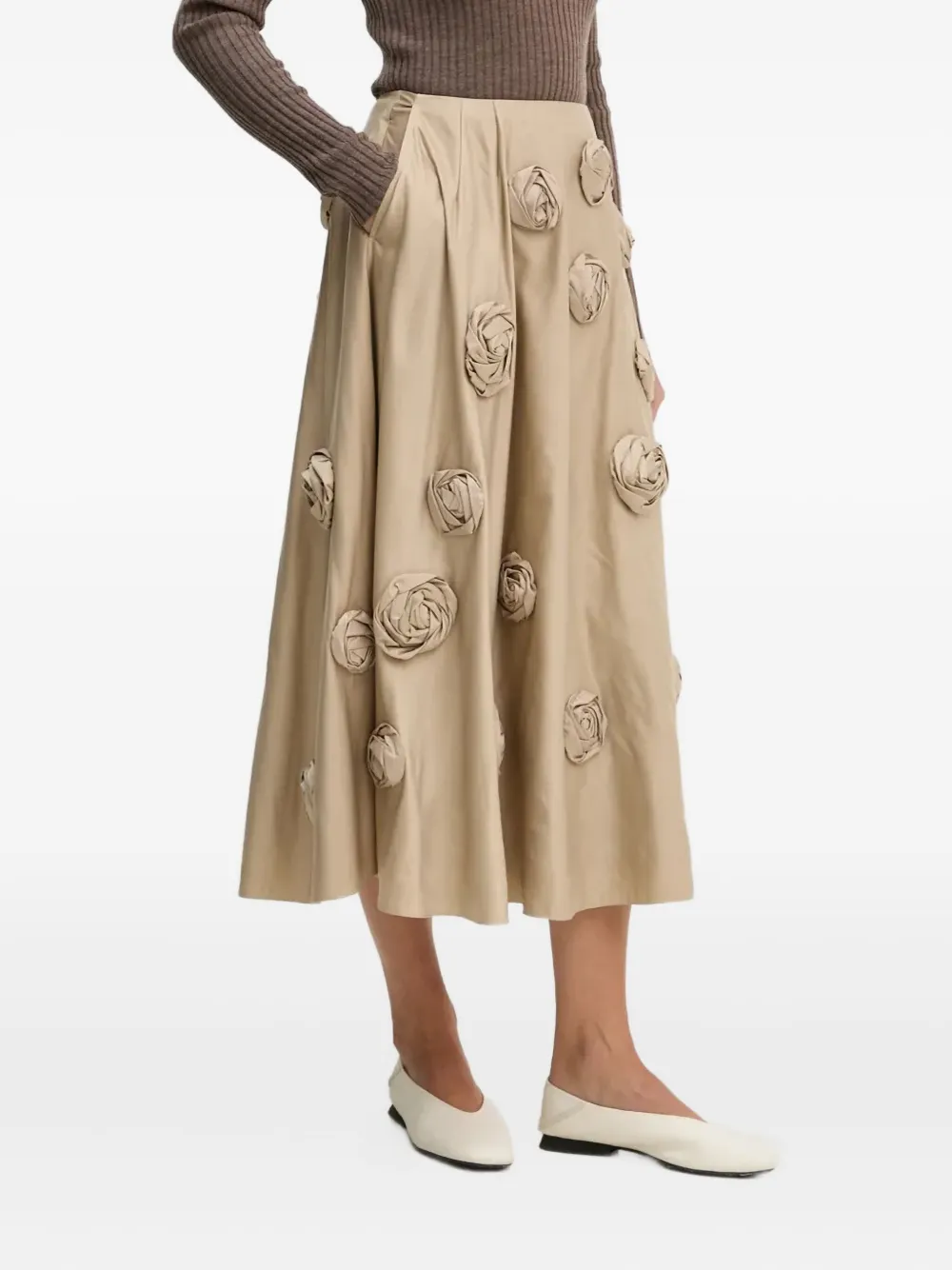 HERSKIND falda midi William Blooming | neutro | Image 1